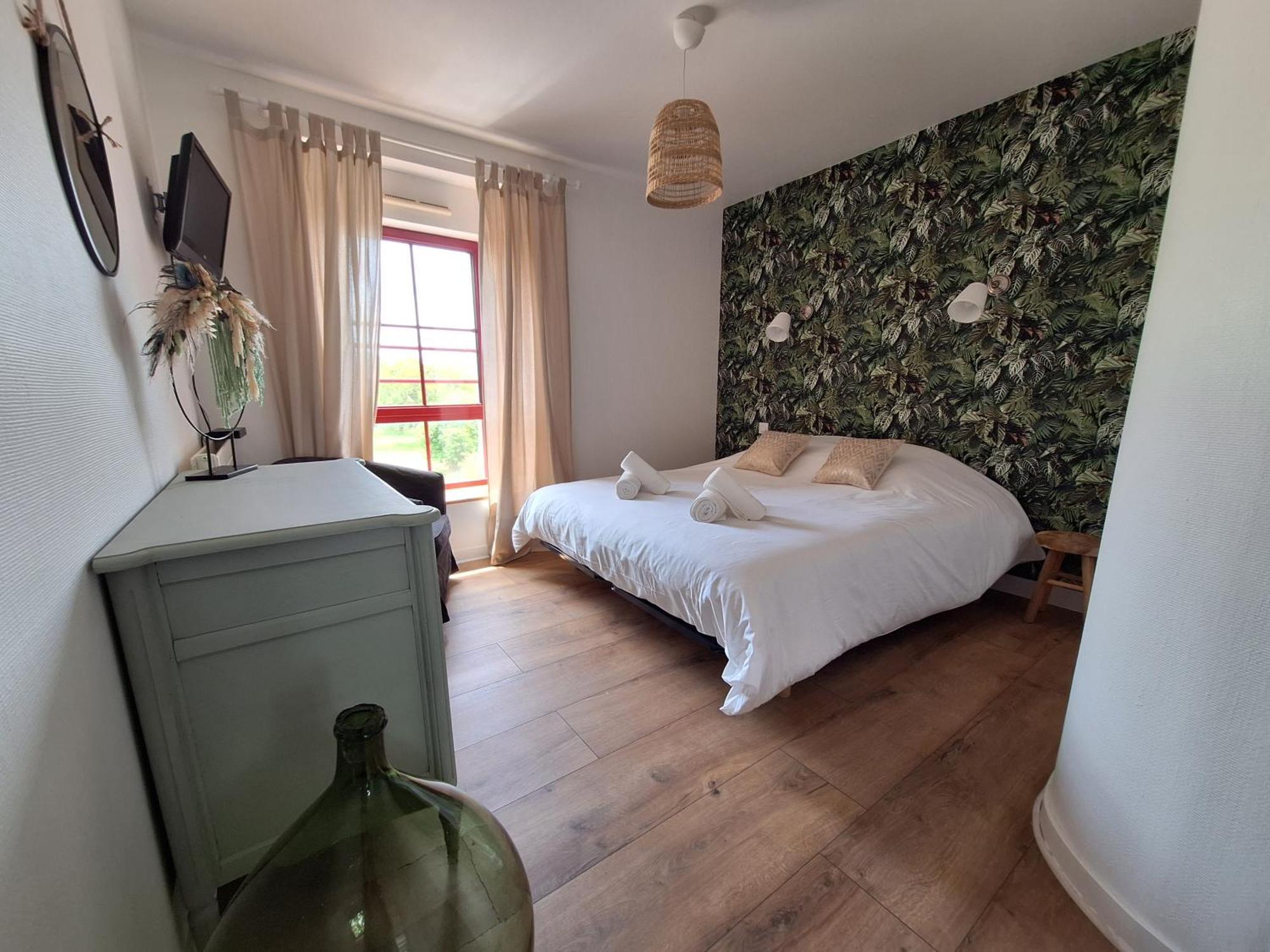 Domaine De Bobehec - Gite De Groupe, Chambres & Salle - 23 Personnes - Morbihan Proche Vannes Et Plages La Vraie-Croix Стая снимка