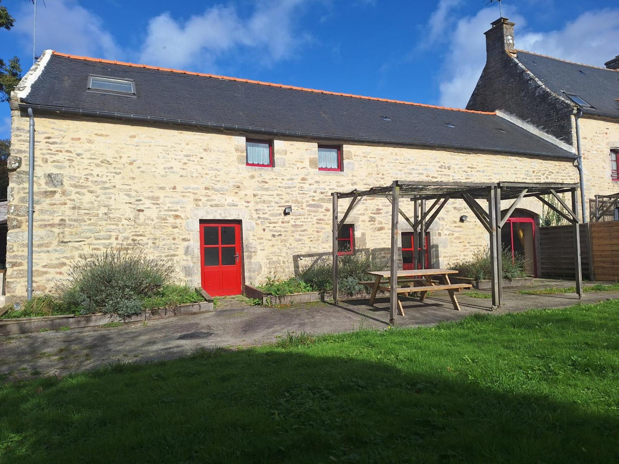 Domaine De Bobehec - Gite De Groupe, Chambres & Salle - 23 Personnes - Morbihan Proche Vannes Et Plages La Vraie-Croix Екстериор снимка