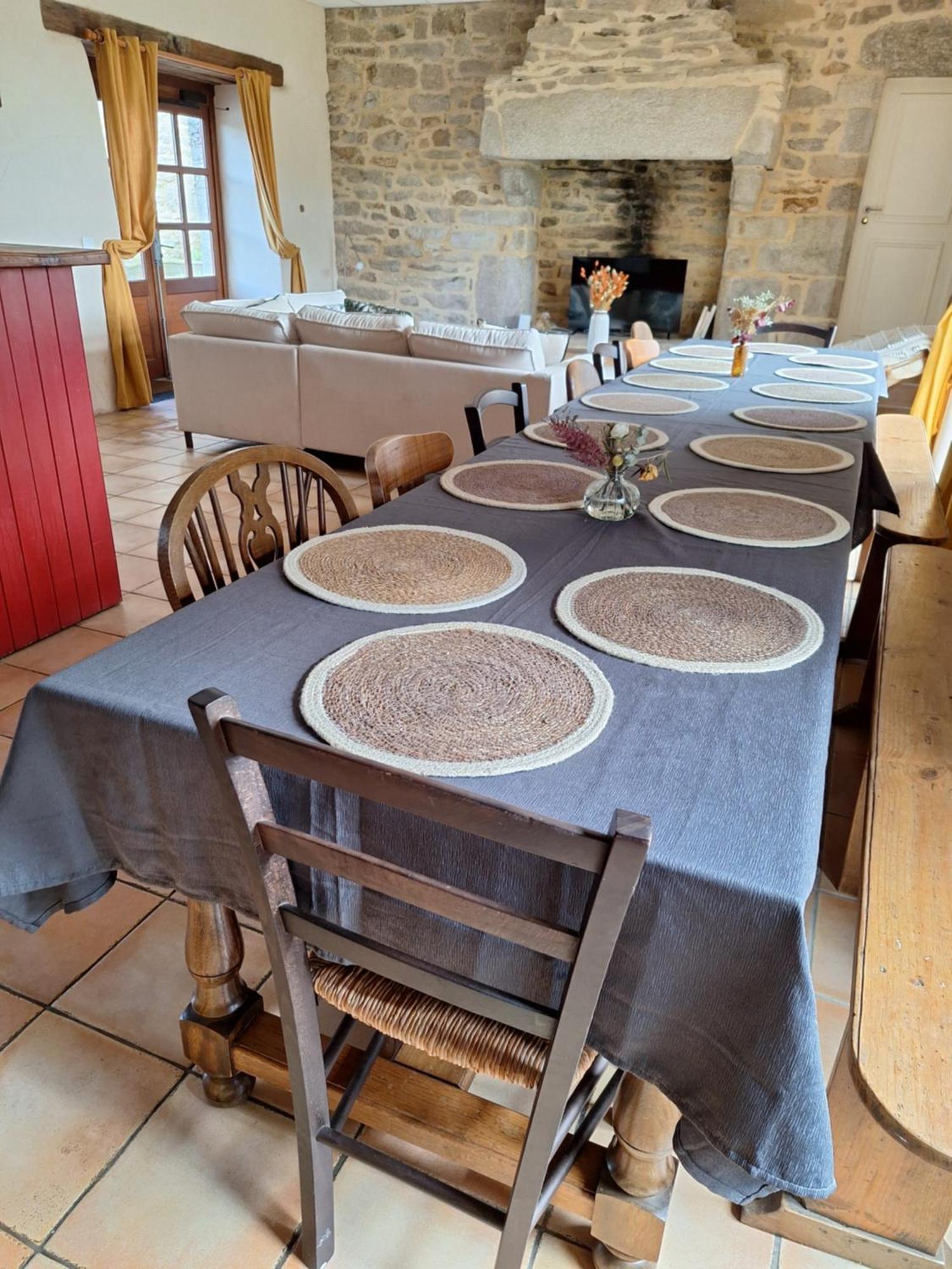 Domaine De Bobehec - Gite De Groupe, Chambres & Salle - 23 Personnes - Morbihan Proche Vannes Et Plages La Vraie-Croix Екстериор снимка